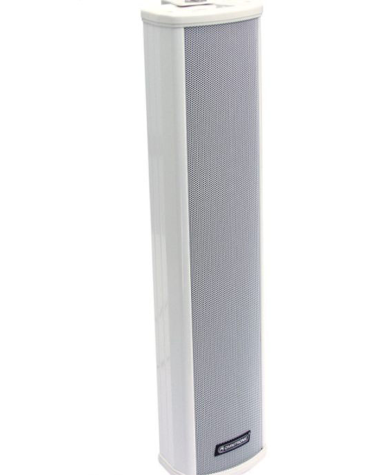 Tonsäule 41cm 30/20W ELA 100V SCS324 Weiss ALU