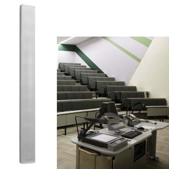 88-500-01280_Tonsaeule_COLW101_N Tonsäule 118cm 140W ELA 100V  Weiss  COLW101