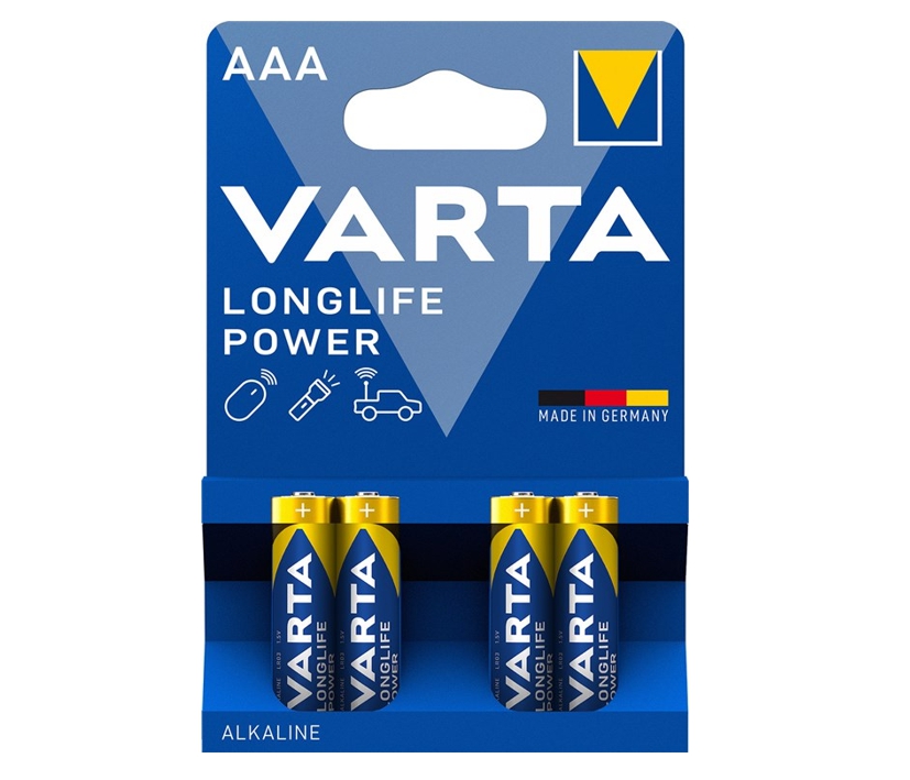 AAA Micro Batterie Alkali  LR03 4-er Pack