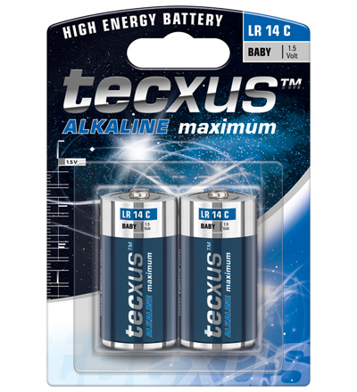 33-460-01320-23635-2012-OK04 Baby Batterie 1,5V Alkaline UM2 LR14 C-Zelle -- 2er Pack --