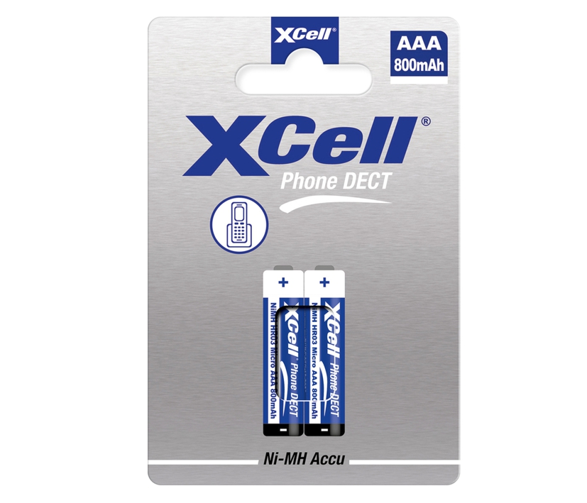 AAA 800mA Micro Akku 2er Pack Ersatzakku für Funktelefon aller Art Gigaset und andere Geräte aller Art