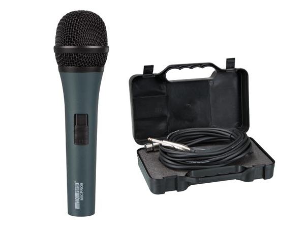 Mikro-mit-Koffer-88-799-00309 Mikrofon Kabelmikofon dynamisch Metall Pro mit Koffer Rednermikrofon Gesangsmikrofon