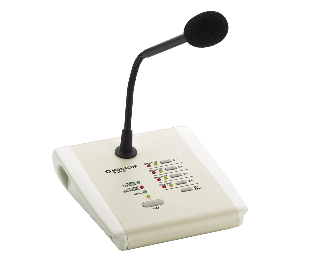 4zonen_Sprechstelle_Tischmikrofon_88-799-01280 Busmikrofon Mikrofon 4-Zonen Sprechstelle für 88-404-00090