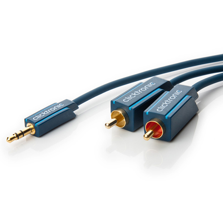 42-685-005xx_Bild_1 10m Klinkenkabel 3,5mm Klinke auf 2x Stereo Cinchstecker OFC Premiumkabel