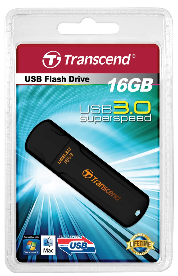 16GB USB Speicher USB3 Transcend JetFlash 700  USB3.0
