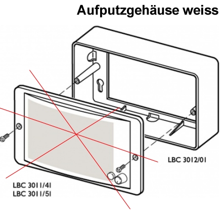 Aufputzgehäuse LBC3012-01