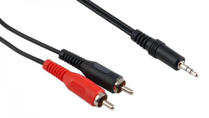 va112-adapterkabel-bild1-big 10m Klinkenkabel 3,5mm Klinke auf 2x Cinchstecker