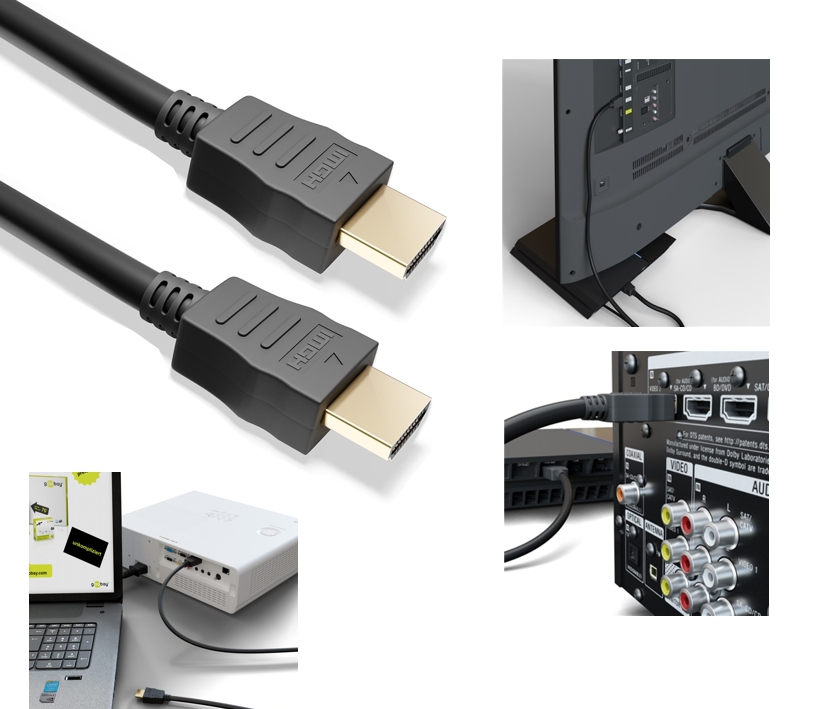 3m HDMI Kabel HighSpeed 4K2K mit ARC eARC Ethernet HEC CEC 3D HDR 4K 60Hz