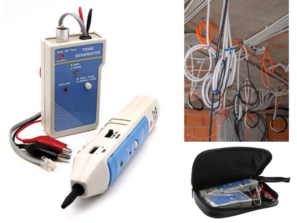 Leitungssucher Kabelsucher  Adernsucher Kabelfinder mit Tongenerator