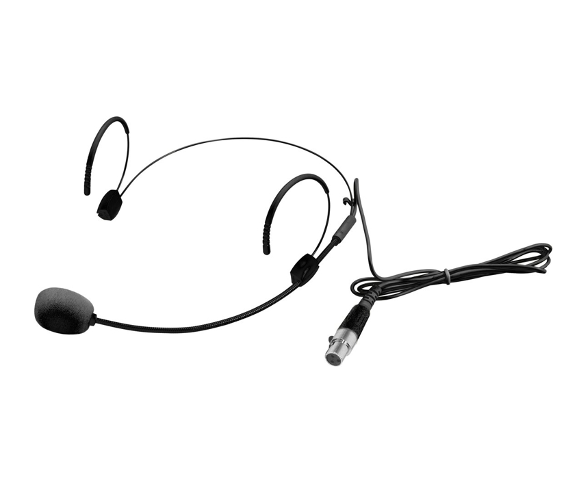 Headsetmikrofon_mit_mini_XLR_88-799-00465 Headset Kopfbügelmikro mit 3pol Mini-XLR Stecker verriegelbar