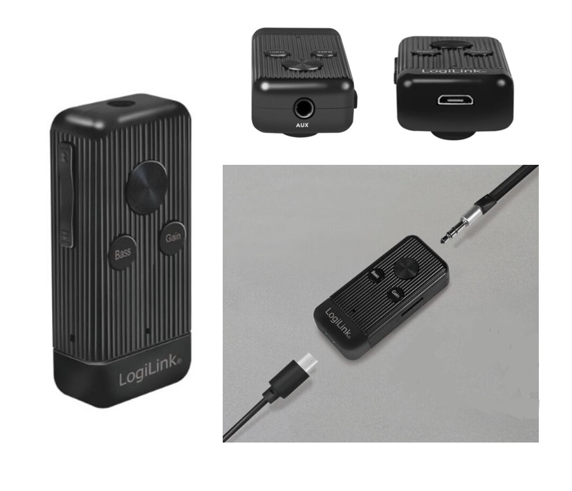 58-400-18613_Bluetooth_Empfaenger_mit_Akku Bluetooth Empfänger Audio Receiver mit internem Lithium Akku