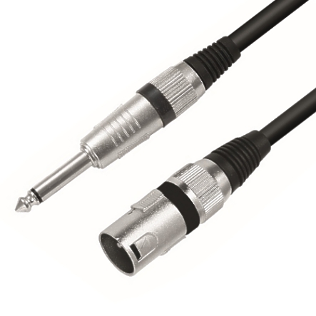 42-685-00580-XLR-Klinke-NF-Kabel XLR stecker auf 6,3mm Klinkenstecker