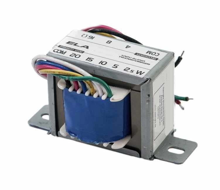 20W_ELA_Trafo_43-890-00108 20W ELA Trafo 100V Übertrager mit Kabelenden