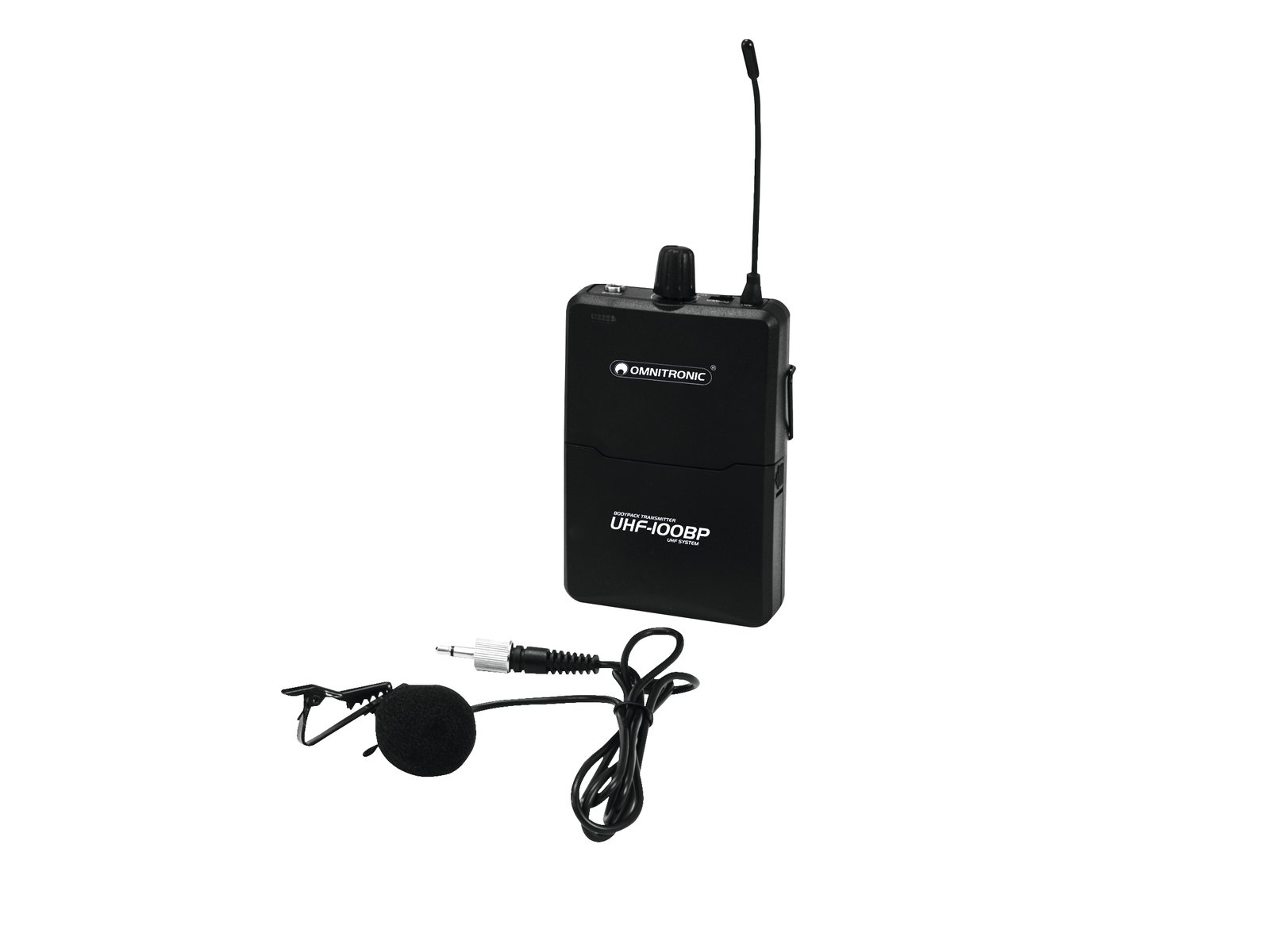 Zubehör Taschensender mit Headset UHF-100BP mit 830.3MHz Grün