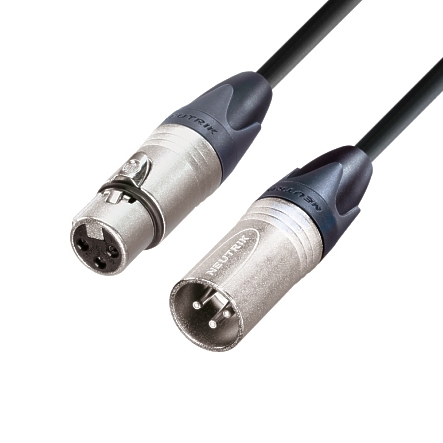 XLR-Kabel-Serie5-K5MMFxxx-42-685-04700 10m XLR Kabel hochwertig mehrfach geschirmt mit Neutrik Steckern